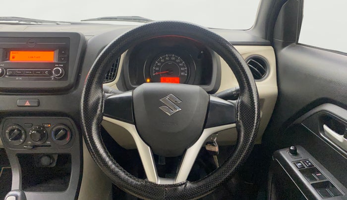 2019 Maruti Wagon R 1.0 VXI AMT, Petrol, Automatic, 91,732 km, Steering Wheel Close Up