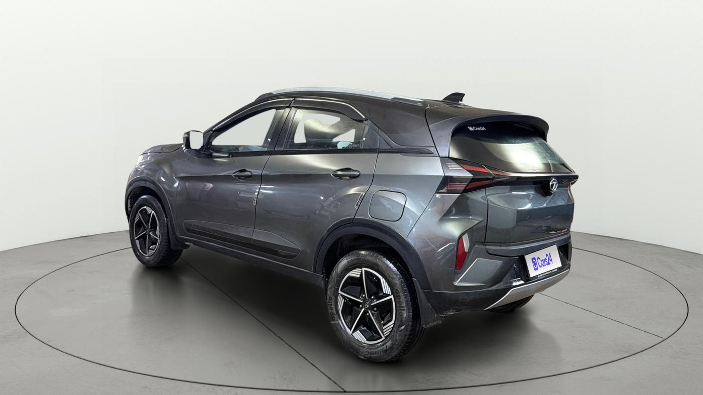 2023 Tata NEXON FEARLESS + SUNROOF DCA DUAL TONE 1.2 PETROL, Petrol, Automatic, 62,802 km, Left Back Diagonal