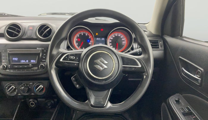 2019 Maruti Swift VXI AMT, Petrol, Automatic, 72,175 km, Steering Wheel Close Up