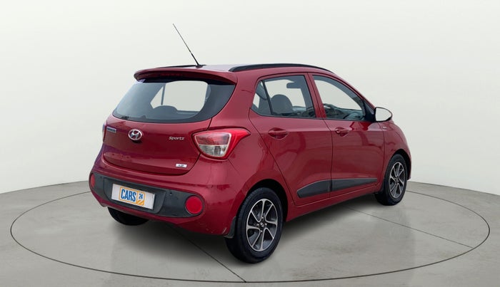 2019 Hyundai Grand i10 SPORTZ AT 1.2 KAPPA VTVT, Petrol, Automatic, 77,547 km, Right Back Diagonal