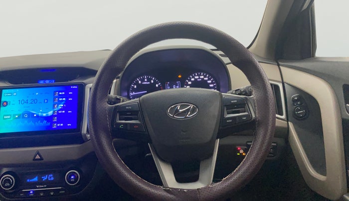 2016 Hyundai Creta SX PLUS 1.6 PETROL, CNG, Manual, 1,14,301 km, Steering Wheel Close Up