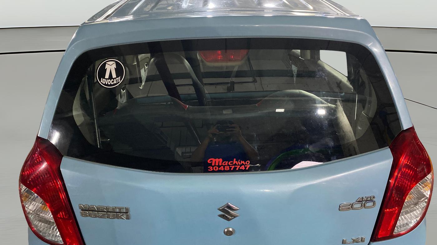 2013 Maruti Alto 800 LXI, Petrol, Manual, 30,136 km, Rear Windshield