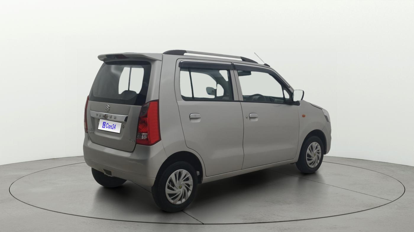 2015 Maruti Wagon R 1.0 LXI, Petrol, Manual, 1,05,123 km, Right Back Diagonal