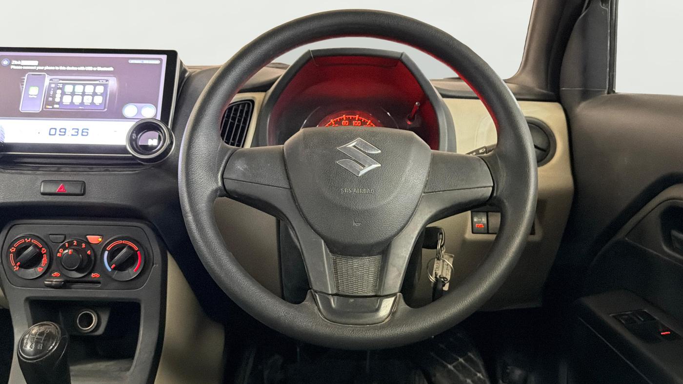2019 Maruti New Wagon-R LXI CNG 1.0, CNG, Manual, 68,320 km, Steering Wheel Close Up