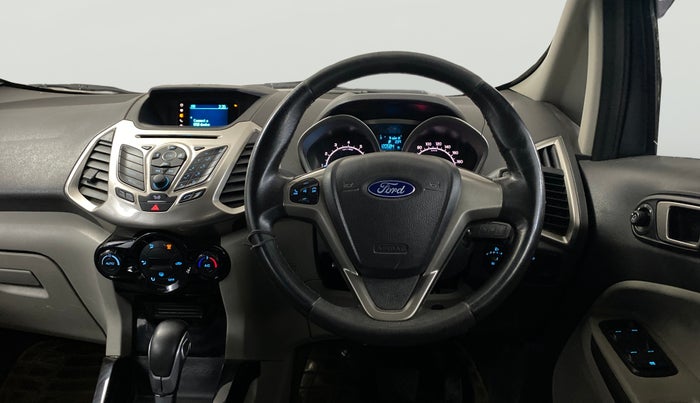 2015 Ford Ecosport TITANIUM 1.5L PETROL AT, Petrol, Automatic, 1,20,576 km, Steering Wheel Close Up