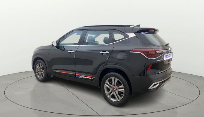 2020 KIA SELTOS HTX 1.5 PETROL, Petrol, Manual, 1,07,498 km, Left Back Diagonal