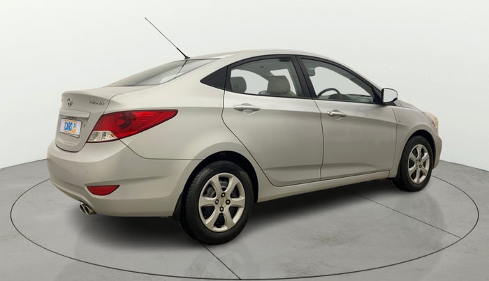 2012 Hyundai Verna FLUIDIC 1.6 VTVT EX, Petrol, Manual, 37,666 km, Right Back Diagonal