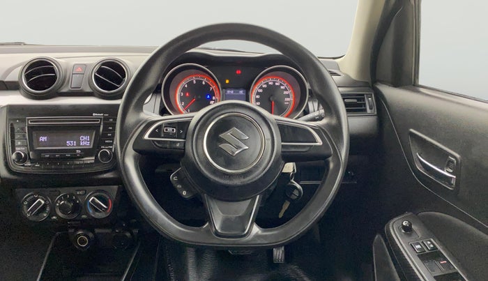 2019 Maruti Swift VXI AMT, Petrol, Automatic, 50,462 km, Steering Wheel Close Up
