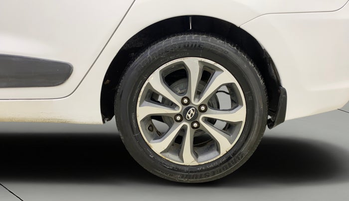 2015 Hyundai Xcent SX 1.2 (O), CNG, Manual, 1,15,519 km, Left Rear Wheel