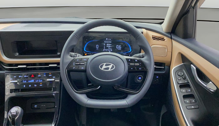 2025 Hyundai ALCAZAR Executive 7 STR 1.5 Turbo GDi Petrol MT, Petrol, Manual, 4,012 km, Steering Wheel Close Up