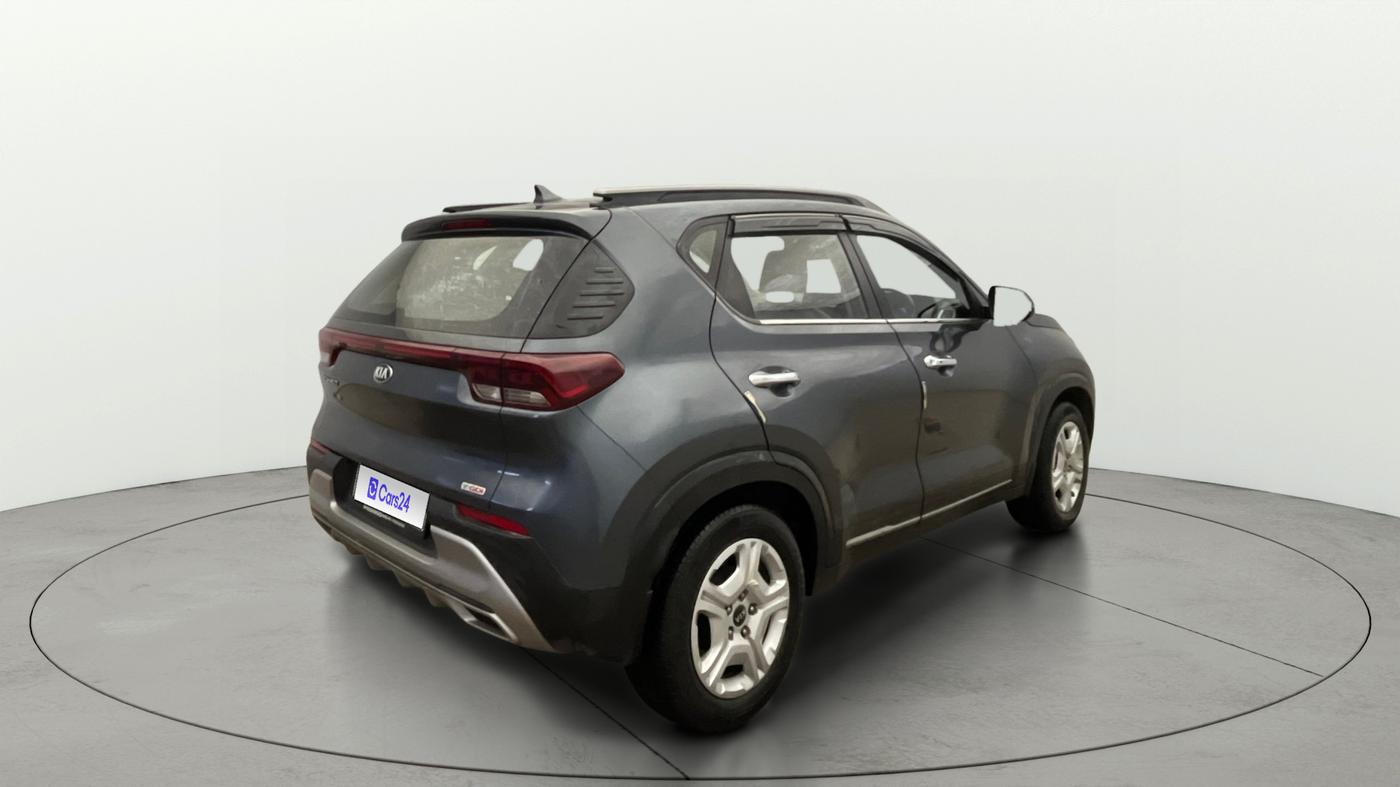 2021 KIA SONET HTX 1.0 IMT, Petrol, Manual, 45,060 km, Right Back Diagonal