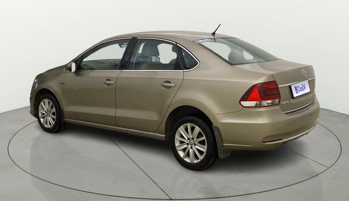 2017 Volkswagen Vento HIGHLINE PETROL AT, Petrol, Automatic, 75,987 km, Left Back Diagonal