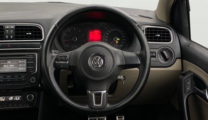 2013 Volkswagen Polo GT TSI AT, Petrol, Automatic, 1,03,446 km, Steering Wheel Close Up