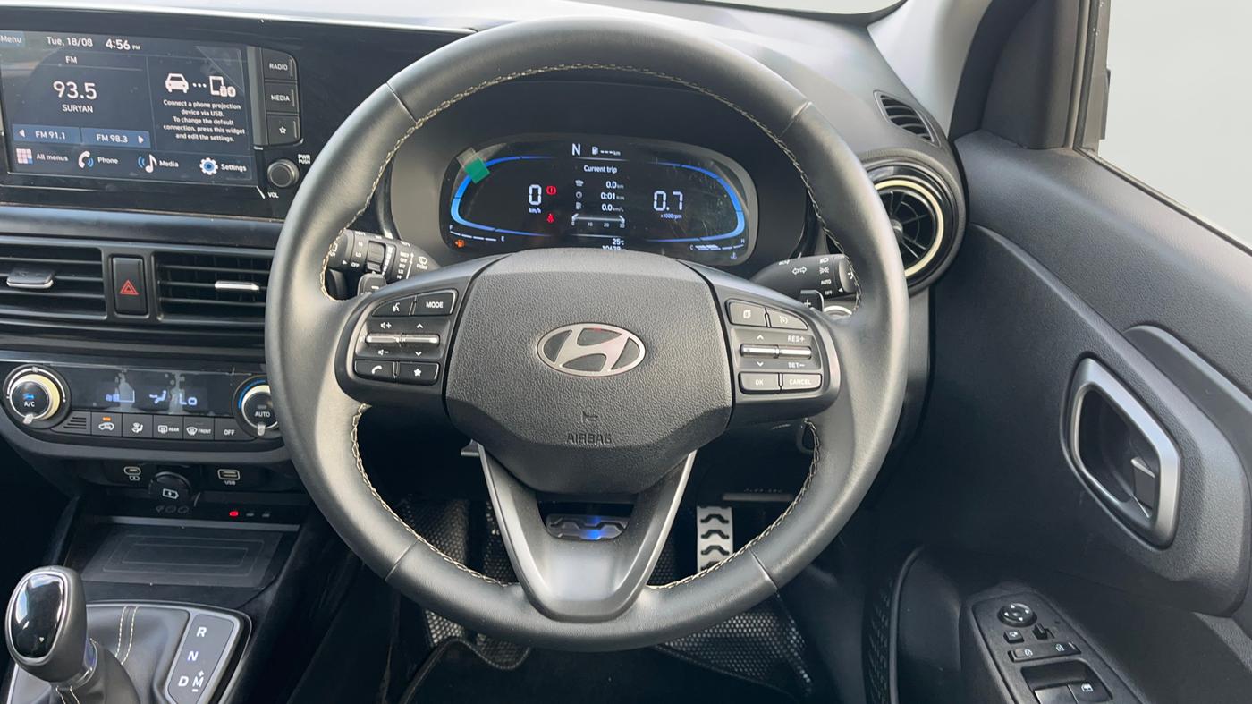 2023 Hyundai EXTER SX(O) 1.2 AMT, Petrol, Automatic, 10,621 km, Steering Wheel Close Up