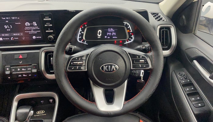 2021 KIA SONET HTK PLUS 1.5 AT, Diesel, Automatic, 67,318 km, Steering Wheel Close Up