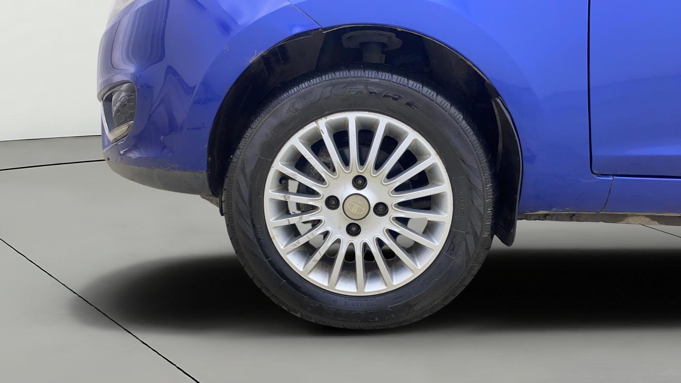 2015 Tata Zest XT PETROL, Petrol, Manual, 69,143 km, Left Front Wheel