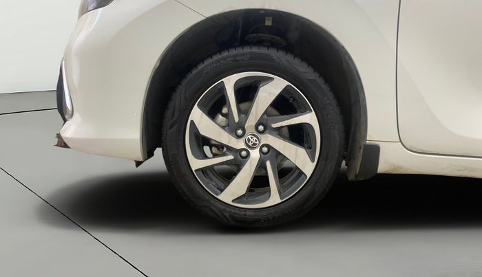 2025 Toyota Glanza V AMT, Petrol, Automatic, 8,878 km, Left Front Wheel