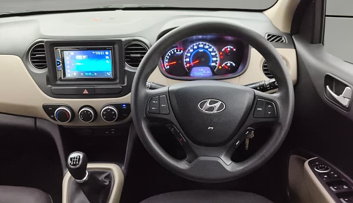 2015 Hyundai Grand i10 SPORTZ 1.2 KAPPA VTVT, Petrol, Manual, 23,209 km, Steering Wheel Close Up