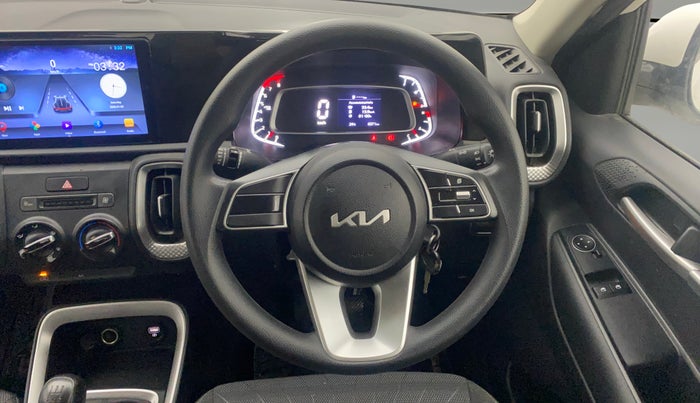 2023 KIA SONET HTE 1.2, Petrol, Manual, 6,337 km, Steering Wheel Close Up