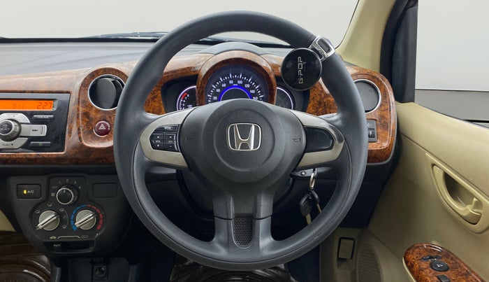2015 Honda Amaze 1.2L I-VTEC S, Petrol, Manual, 77,826 km, Steering Wheel Close Up