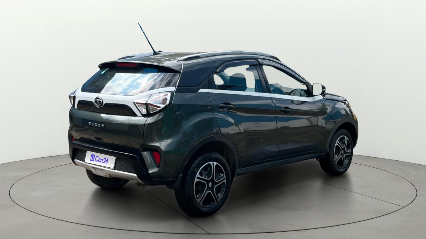 2021 Tata NEXON XM SUNROOF PETROL, Petrol, Manual, 57,795 km, Right Back Diagonal