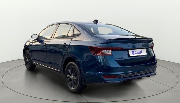 2025 Skoda SLAVIA Monte Carlo 1.0L TSI AT, Petrol, Automatic, 4,018 km, Left Back Diagonal