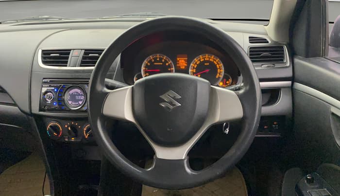 2012 Maruti Swift VXI, Petrol, Manual, 77,465 km, Steering Wheel Close Up