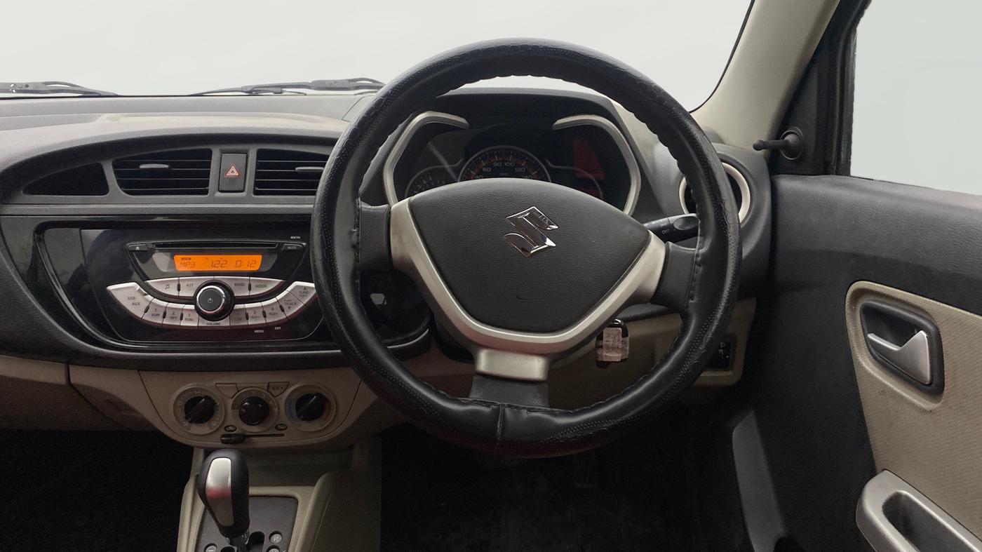 2016 Maruti Alto K10 VXI AMT, Petrol, Automatic, 78,186 km, Steering Wheel Close Up