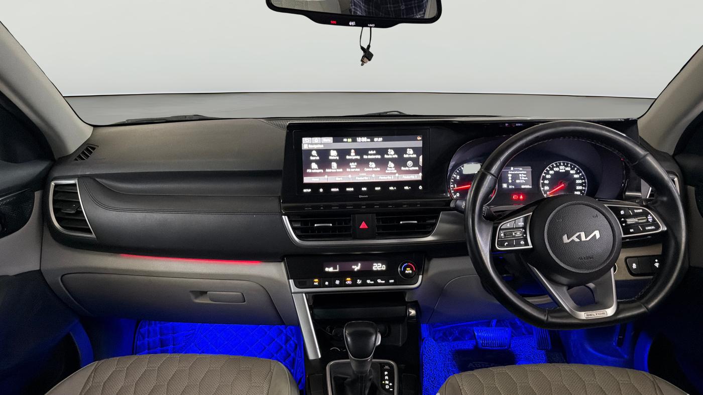 2022 KIA SELTOS HTX IVT 1.5 PETROL, Petrol, Automatic, 83,479 km, Air Conditioner