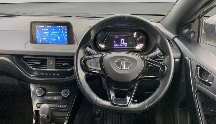 2022 Tata NEXON XZA PLUS PETROL DARK EDITION, Petrol, Automatic, 32,961 km, Steering Wheel Close Up