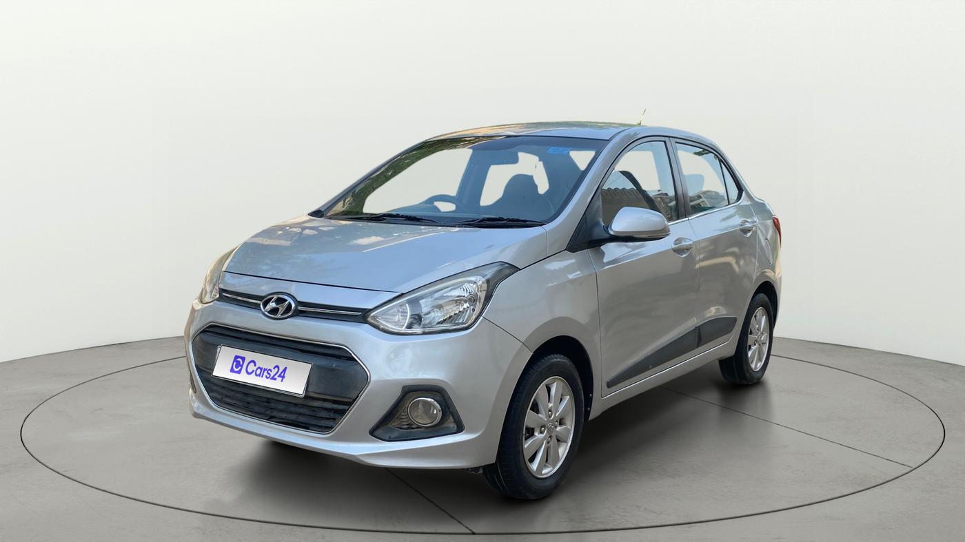 2016 Hyundai Xcent SX 1.2, Petrol, Manual, 1,18,304 km, Left Front Diagonal