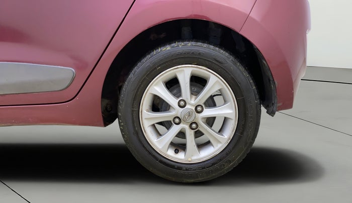 2015 Hyundai Grand i10 ASTA AT 1.2 KAPPA VTVT, Petrol, Automatic, 45,488 km, Left Rear Wheel