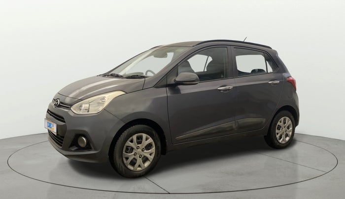 2014 Hyundai Grand i10 SPORTZ 1.2 KAPPA VTVT, Petrol, Manual, 39,981 km, Left Front Diagonal