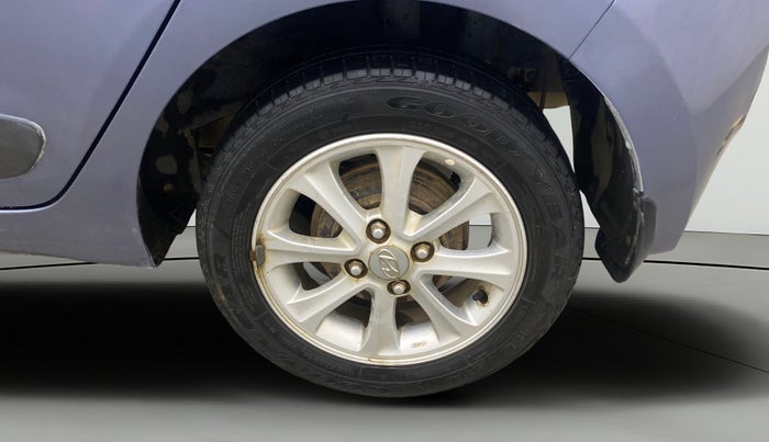 2013 Hyundai Grand i10 ASTA 1.2 KAPPA VTVT, Petrol, Manual, 77,141 km, Left Rear Wheel