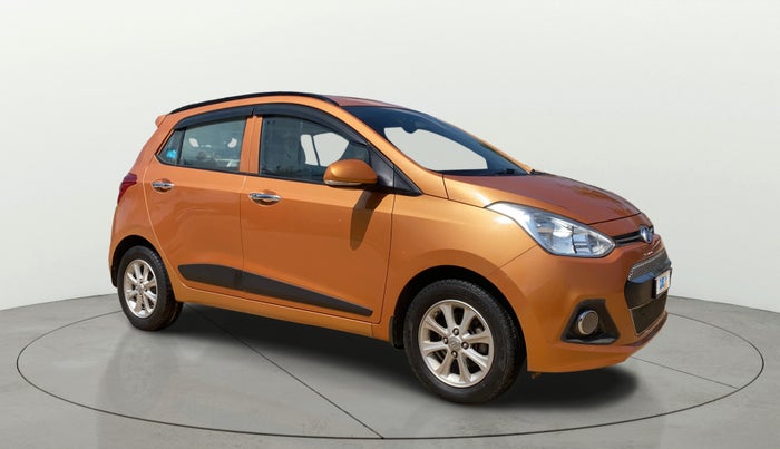 2015 Hyundai Grand i10 ASTA AT 1.2 KAPPA VTVT, Petrol, Automatic, 56,860 km, Right Front Diagonal