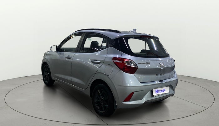 2021 Hyundai GRAND I10 NIOS SPORTZ AMT 1.2 KAPPA VTVT, Petrol, Automatic, 53,321 km, Left Back Diagonal