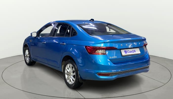 2022 Skoda SLAVIA AMBITION 1.0L TSI AT, Petrol, Automatic, 25,213 km, Left Back Diagonal