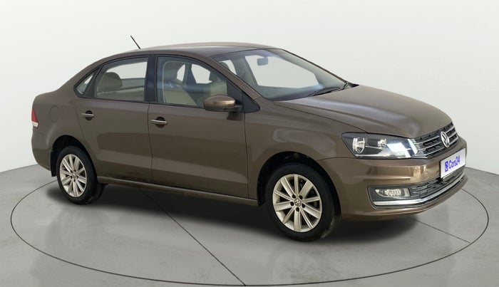 2015 Volkswagen Vento HIGHLINE PETROL AT, Petrol, Automatic, 51,090 km, Right Front Diagonal