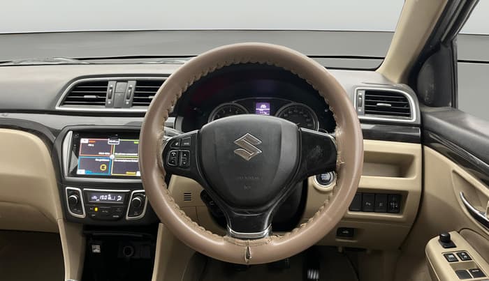 2015 Maruti Ciaz ZXI+, Petrol, Manual, 1,16,097 km, Steering Wheel Close Up