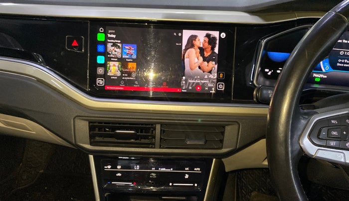 2023 Volkswagen VIRTUS TOPLINE TSI 1.0 AT, Petrol, Automatic, 74,418 km, Air Conditioner