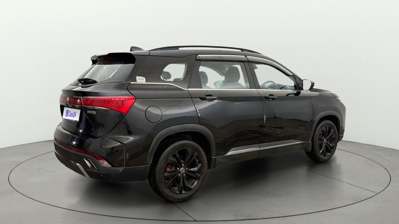 2024 MG HECTOR PLUS Sharp Pro Blackstorm 1.5 Turbo Petrol CVT 7 STR, Petrol, Automatic, 19,753 km, Right Back Diagonal