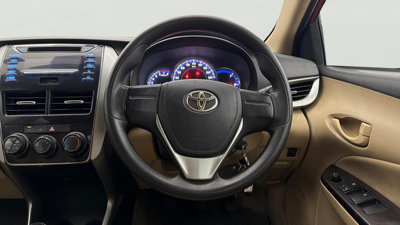 2018 Toyota YARIS J MT, Petrol, Manual, 69,932 km, Steering Wheel Close Up