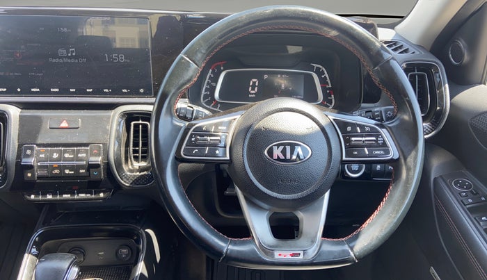 2020 KIA SONET GTX PLUS 1.0 DCT, Petrol, Automatic, 1,35,170 km, Steering Wheel Close Up