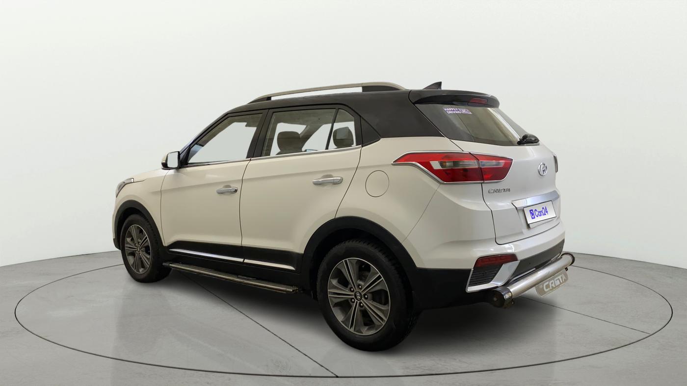 2017 Hyundai Creta SX PLUS 1.6 PETROL SPECIAL EDITION, Petrol, Manual, 1,15,075 km, Left Back Diagonal