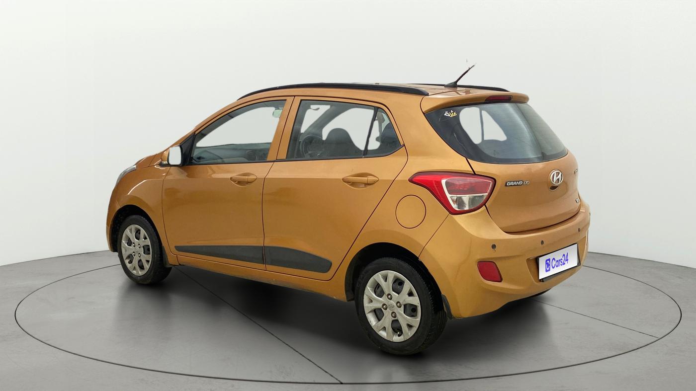 2016 Hyundai Grand i10 SPORTZ 1.2 KAPPA VTVT, Petrol, Manual, 58,057 km, Left Back Diagonal