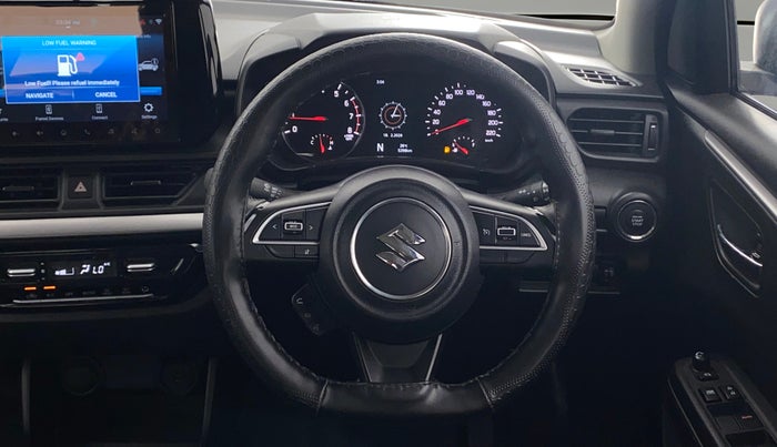 2024 Maruti Swift ZXi Plus AMT, Petrol, Automatic, 5,293 km, Steering Wheel Close Up