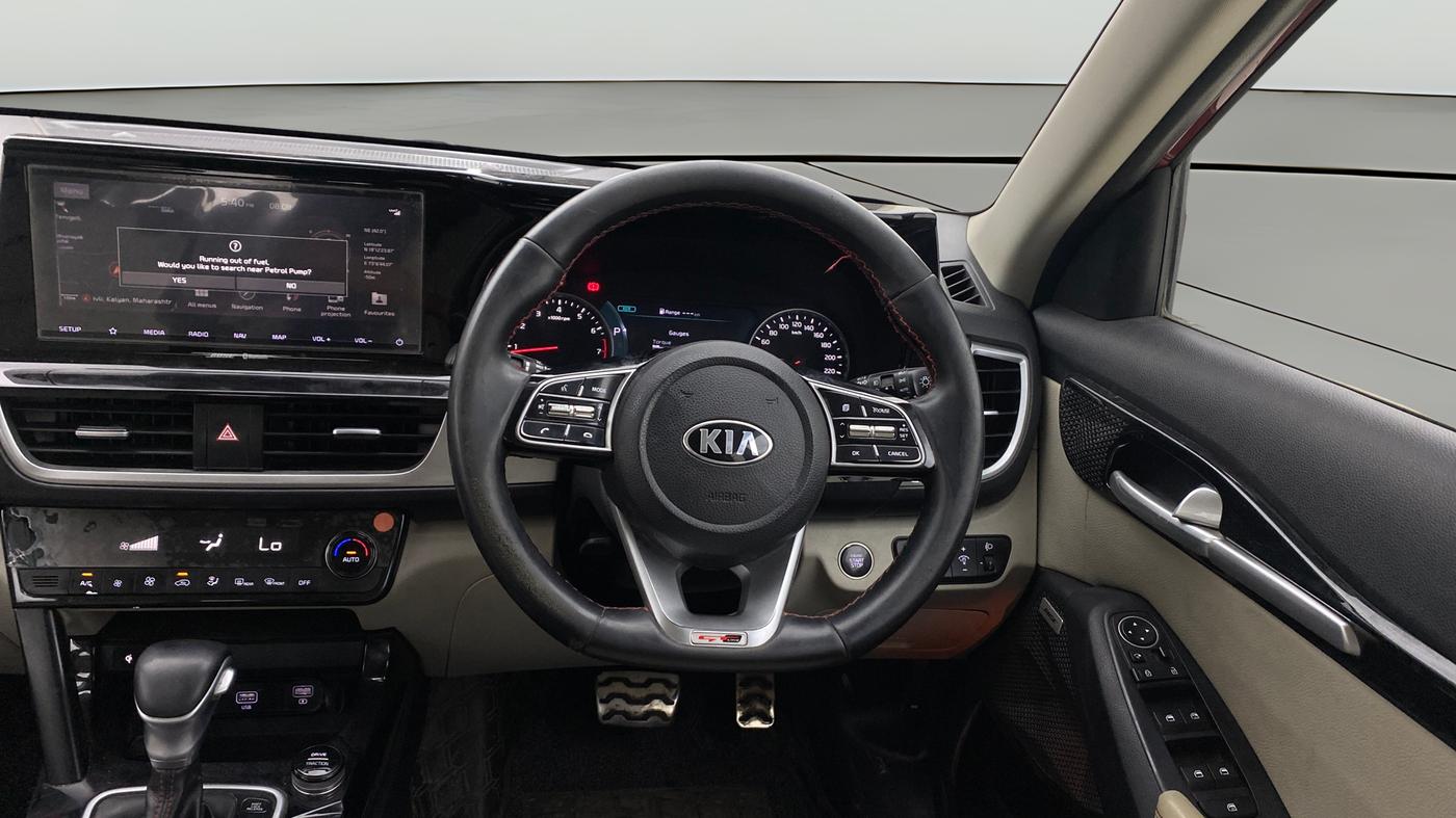 2020 KIA SELTOS GTX PLUS DCT 1.4 PETROL, Petrol, Automatic, 88,448 km, Steering Wheel Close Up