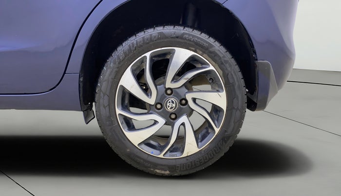2019 Toyota Glanza G ISG, Petrol, Manual, 1,19,623 km, Left Rear Wheel