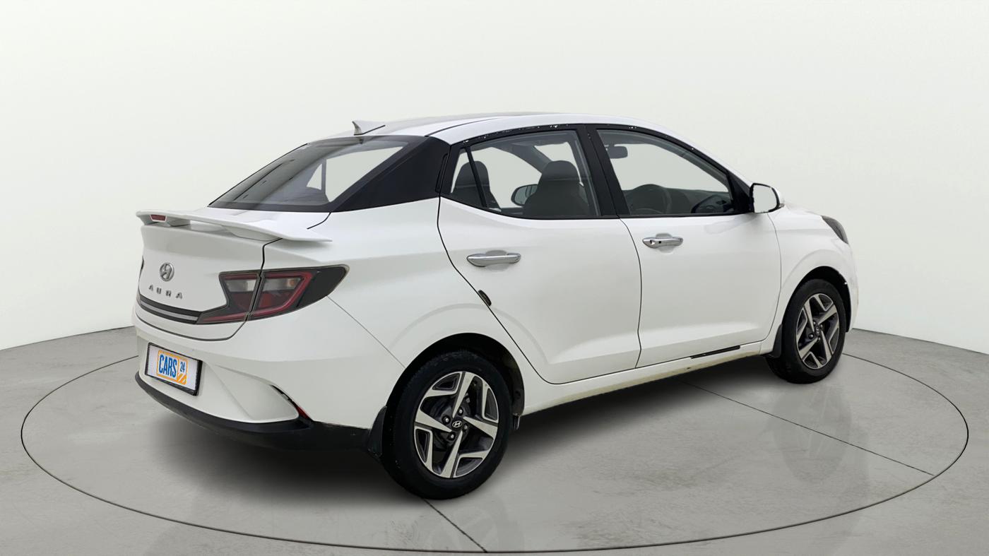 2021 Hyundai AURA SX 1.2, Petrol, Manual, 74,307 km, Right Back Diagonal