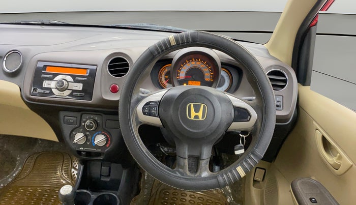 2012 Honda Brio S MT, Petrol, Manual, 76,547 km, Steering Wheel Close Up